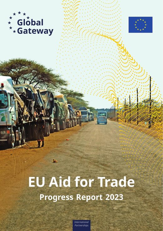 Portada del EU Aid for Trade Progress Report 2023