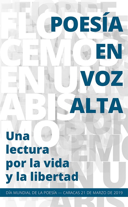 Portada de la antología Poesía en voz alta
